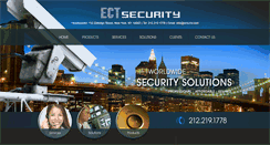 Desktop Screenshot of ectcctv.com