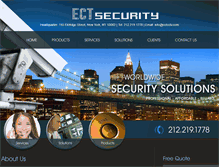 Tablet Screenshot of ectcctv.com